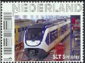 Dutch personalised stamp NedTrain Zwolle